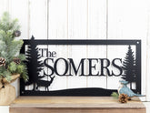 Custom Family Name Address Metal Sign Family Name Sign House Numbers Outdoor Sign Address Sign Decorations